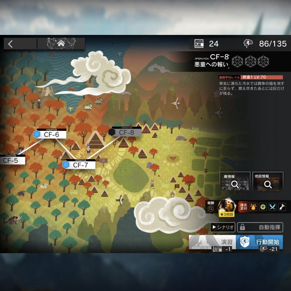 アークナイツ CF-8 高レア攻略