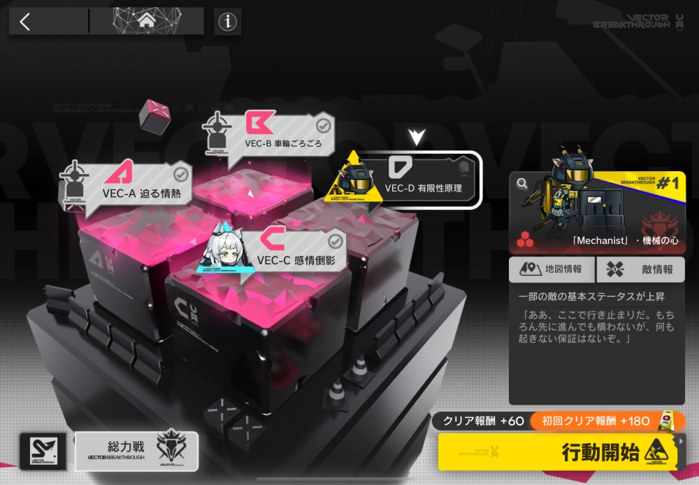 アークナイツ VEC-D 高レア攻略 【簡単8人5手】 | アークナイツ備忘録