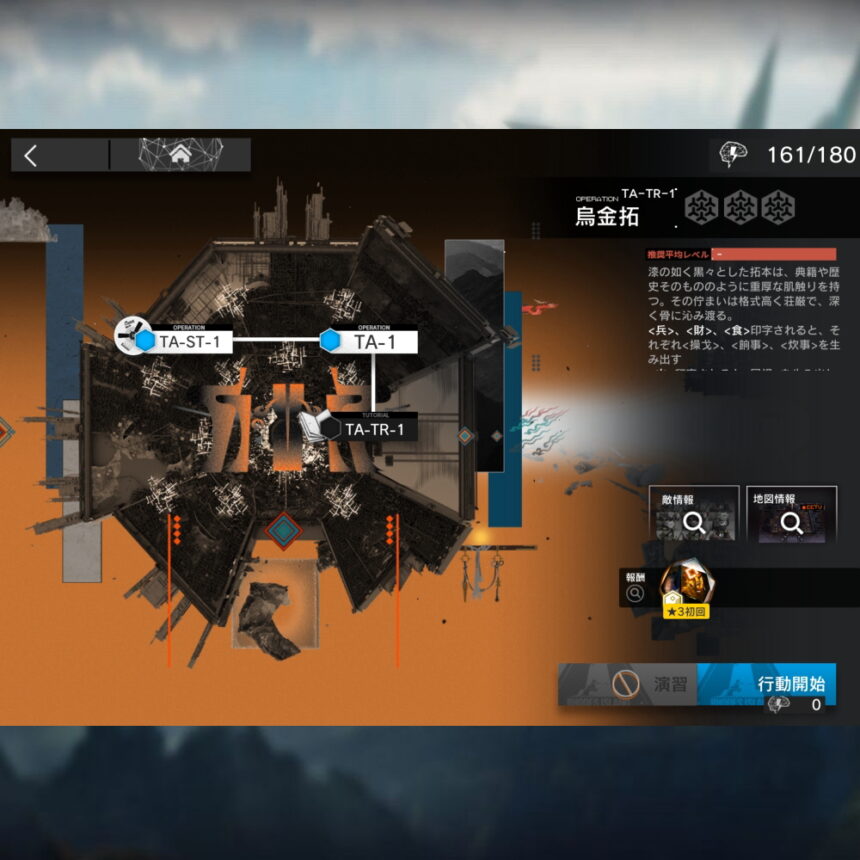 アークナイツ TA-TR-1 攻略