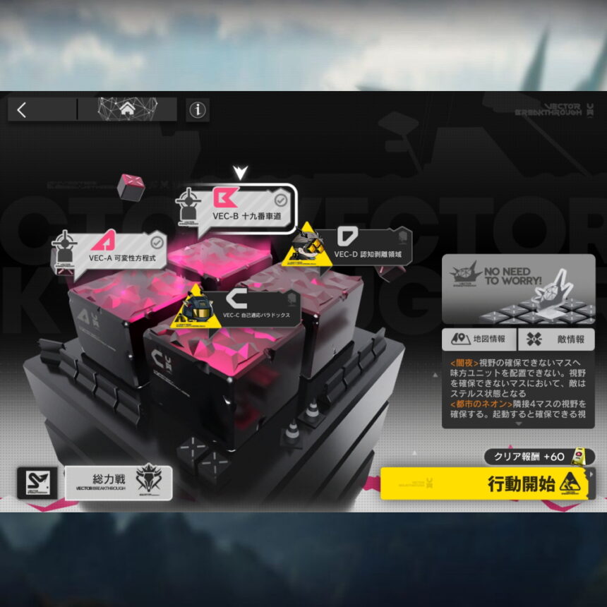 アークナイツ 鋒矢突破#2 VEC-B 高レア攻略 【置くだけ簡単】