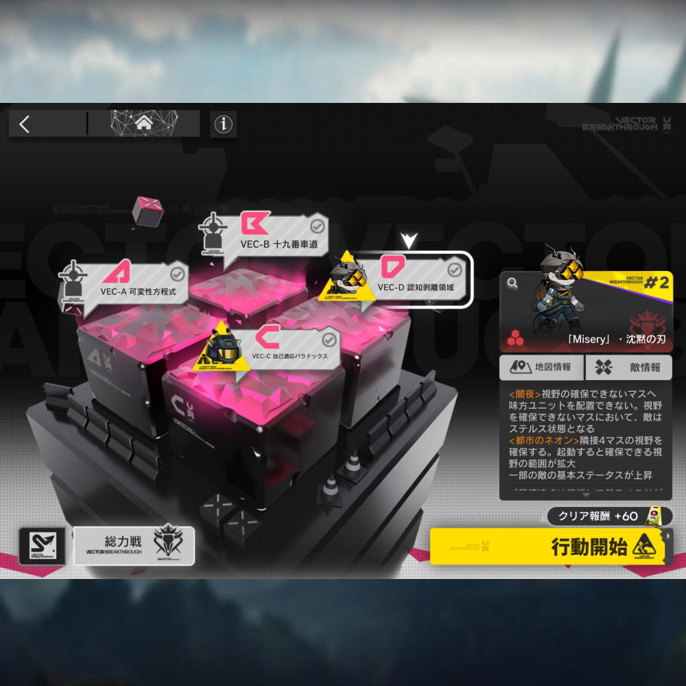 アークナイツ 鋒矢突破#2 VEC-D 高レア攻略